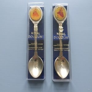 Royal Doulton Collector Spoons Vintage - Lot of 2